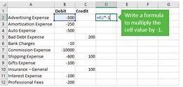 How to make a negative number positive in excel-example-1