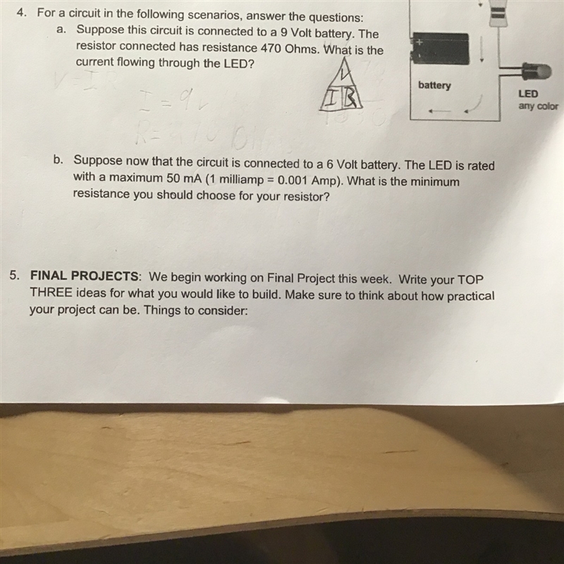 HELP ASAP!! Ohms law homework-example-1