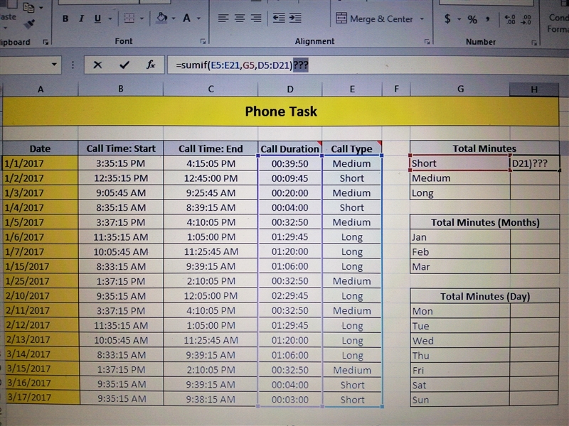 How do we use the sumif formula (when dealing with different formats) ?-example-1