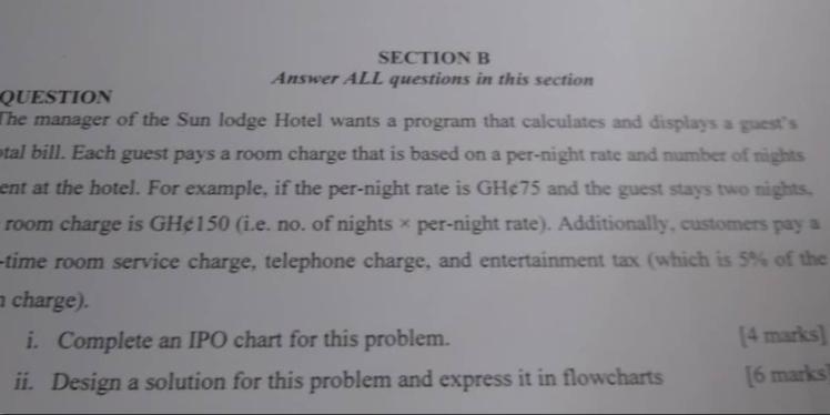 The algorithm and flowchart-example-1