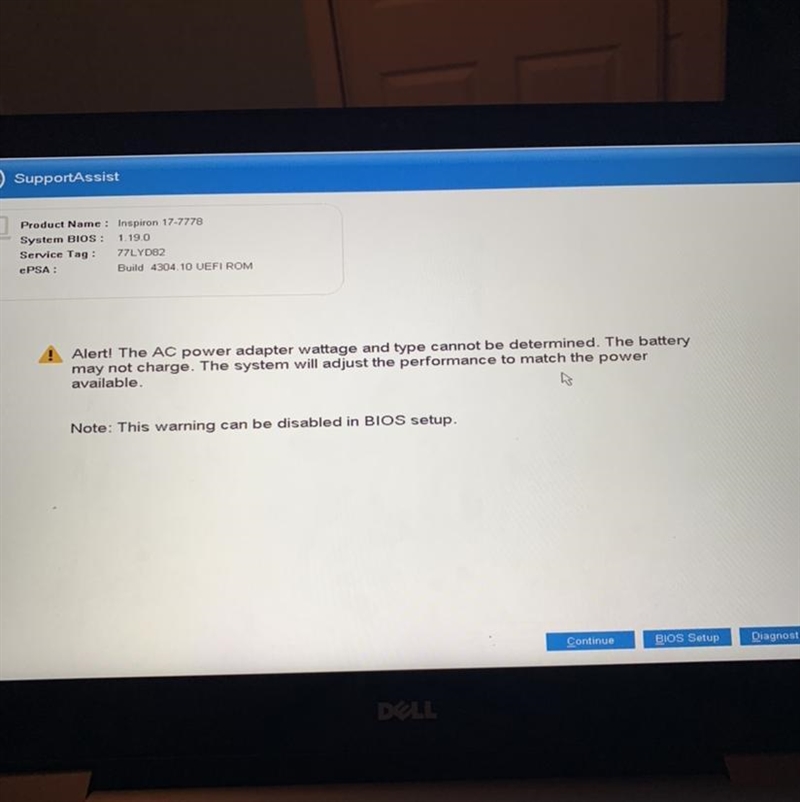 What does mean I can’t turn on my computer and my computer won’t charge at all-example-1