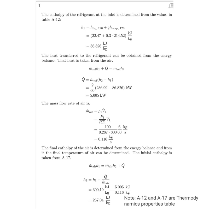 Air enters the evaporator section of a window air conditioner at 100 kPa and 278C-example-1