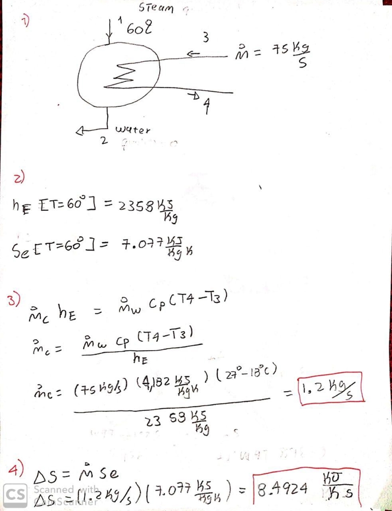 Steam is to be condensed in the condenser of a steam power plant at a temperature-example-1