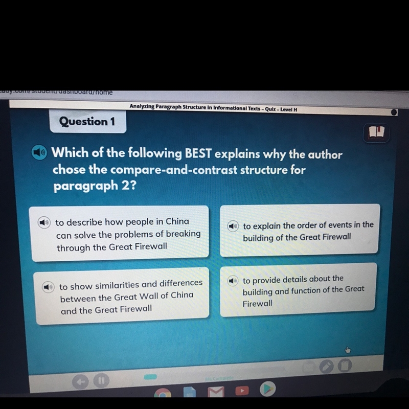 Which of the following best explains why the author chose the compare and contrast-example-1