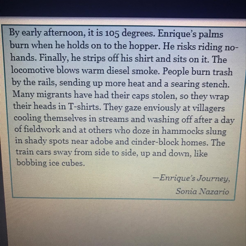 Which narrative technique does the author include in this passage? -characterization-example-1