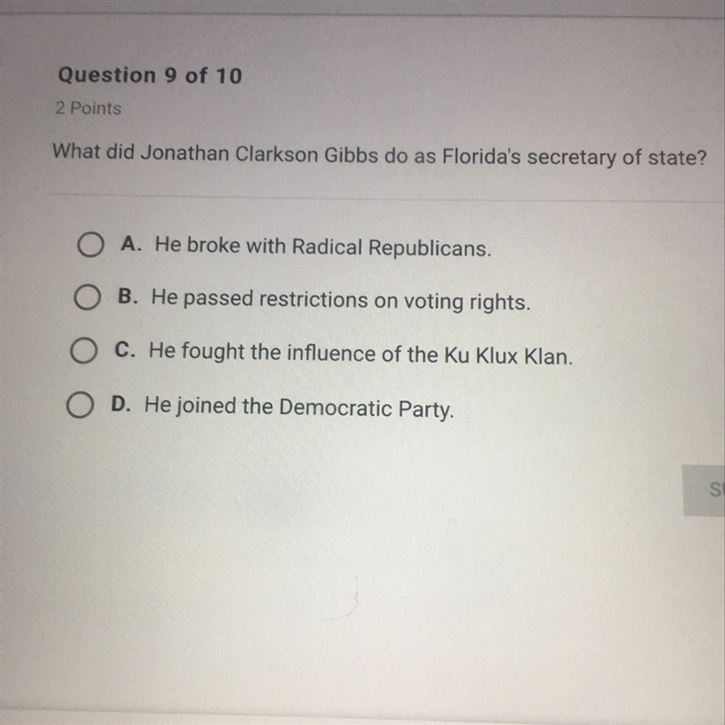 What did Jonathan clarkson do as a Florida’s Secretary of State?-example-1