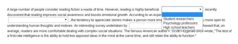 Select the correct answer from each drop-down menu. Complete this paragraph on the-example-1