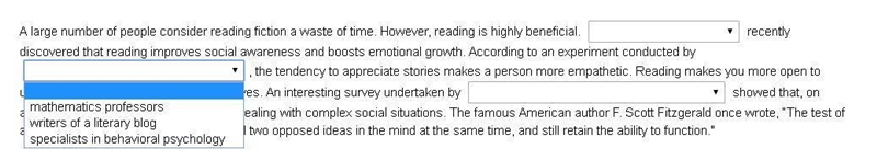 Select the correct answer from each drop-down menu. Complete this paragraph on the-example-2