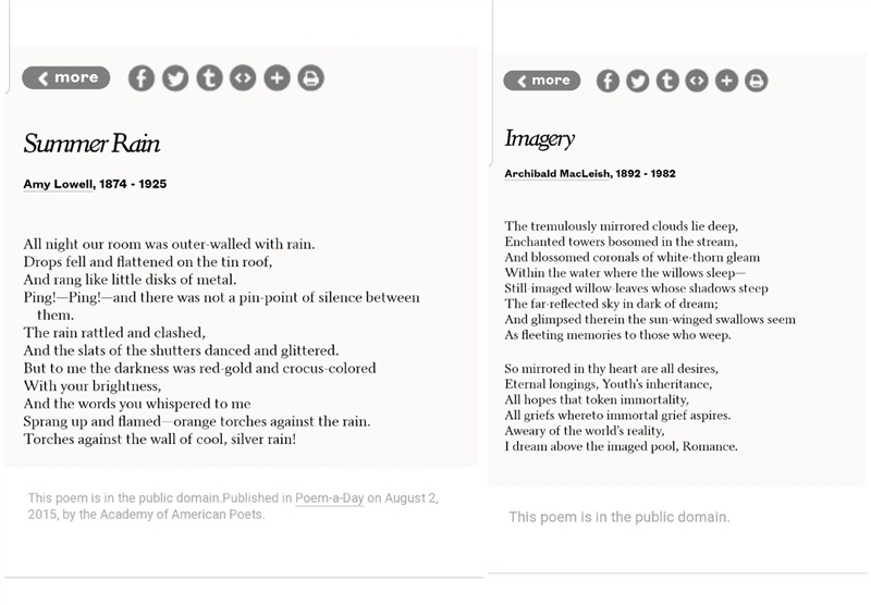 Which element of syntax appears in both poems? a.caesura b.anaphora c.meter d.enjambment-example-1