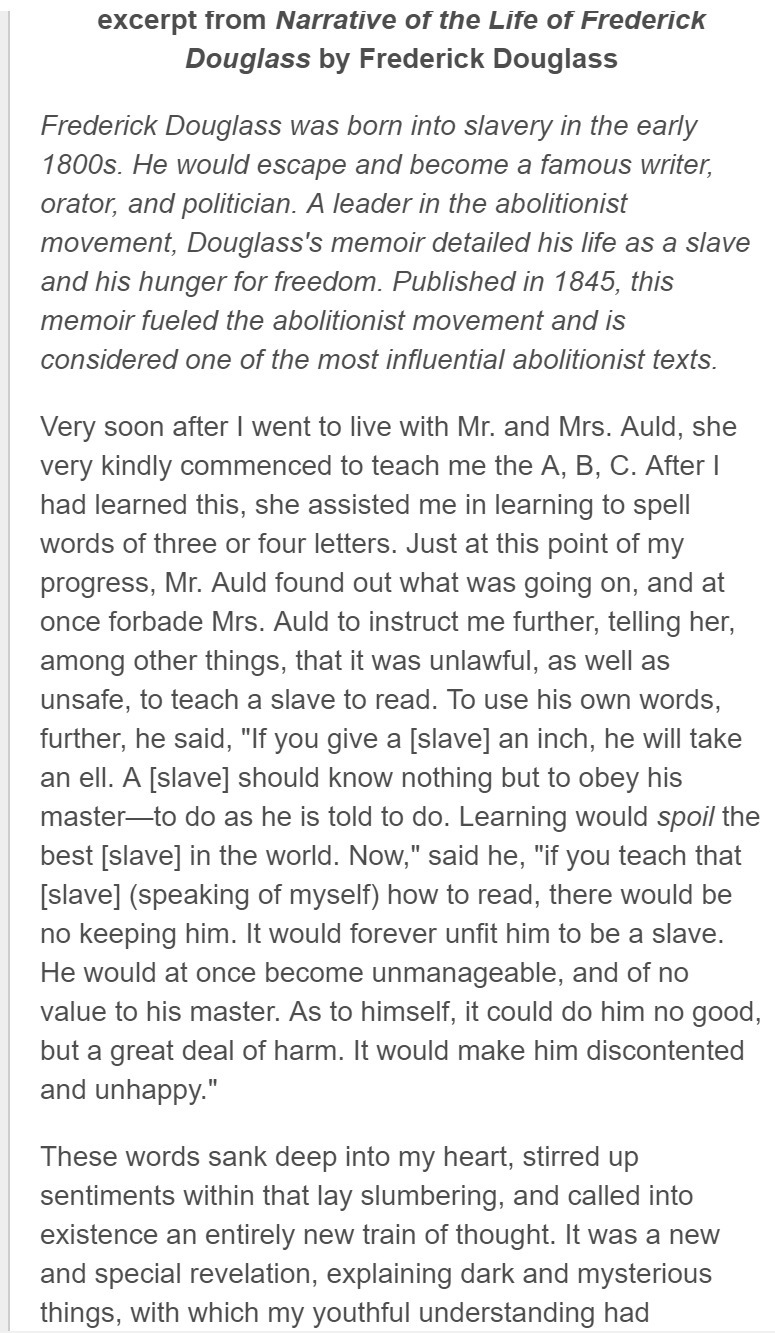 50 POINTS FOR CORRECT ANSWER Read these sentences from Paragraph 3 of the passage-example-1