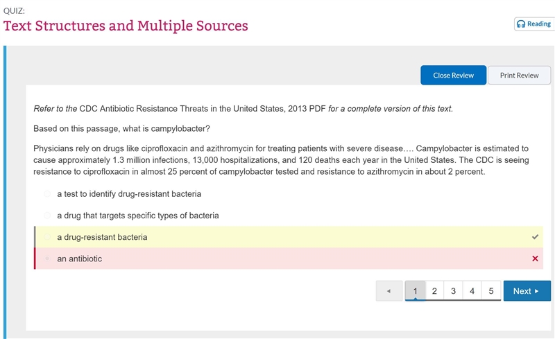 Refer to the CDC Antibiotic Resistance Threats in the United States, 2013 PDF for-example-1