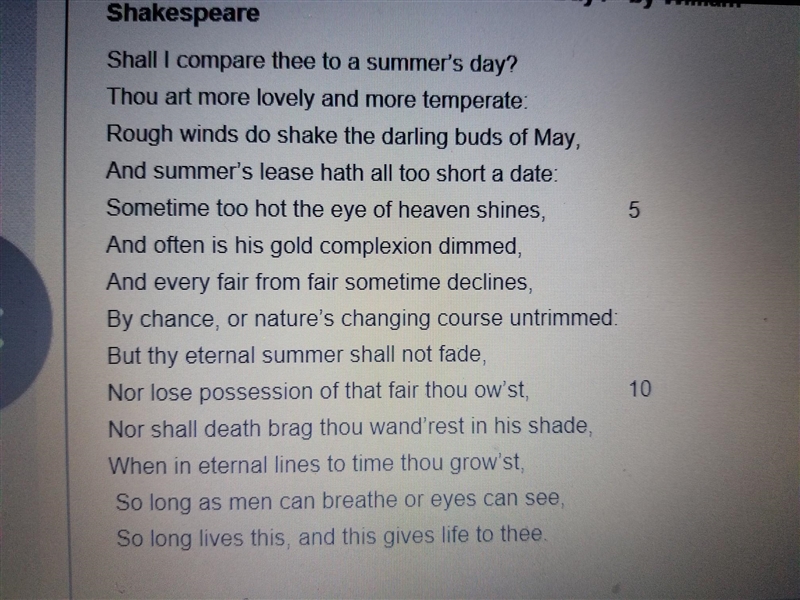 Which type of rhyme is most used in the poem? A. Internal Rhyme B. Identical Rhyme-example-1