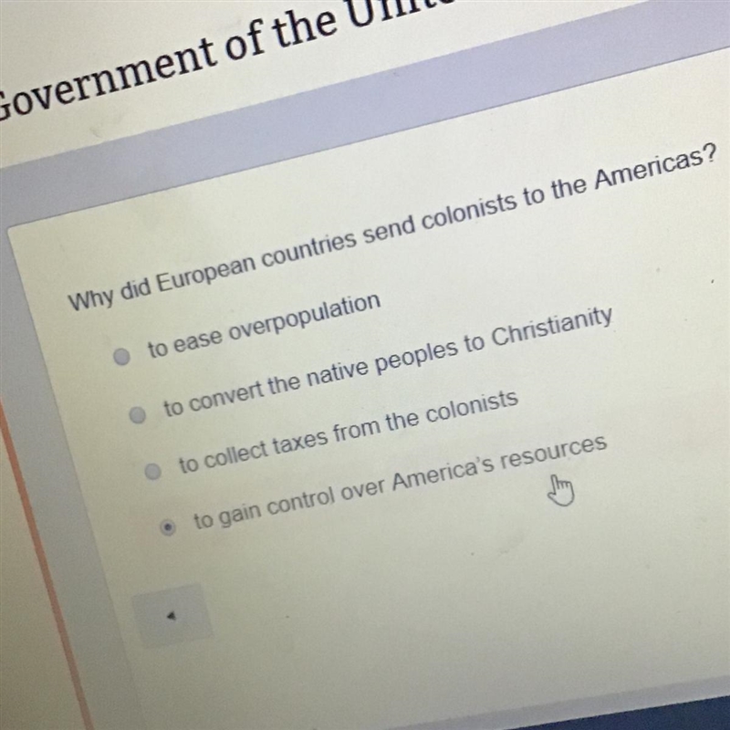 Why did European countries send colonists to the Americas?-example-1