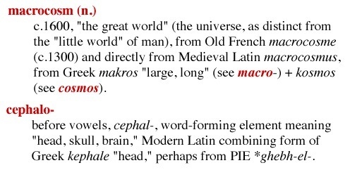 Read the following entries from the online etymology dictionary Based on the information-example-1