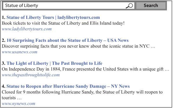 If Rob is researching the history of the Statue of Liberty, which online source would-example-1