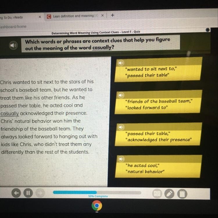 Which word or phases are context clue that help you figure out the meaning of the-example-1