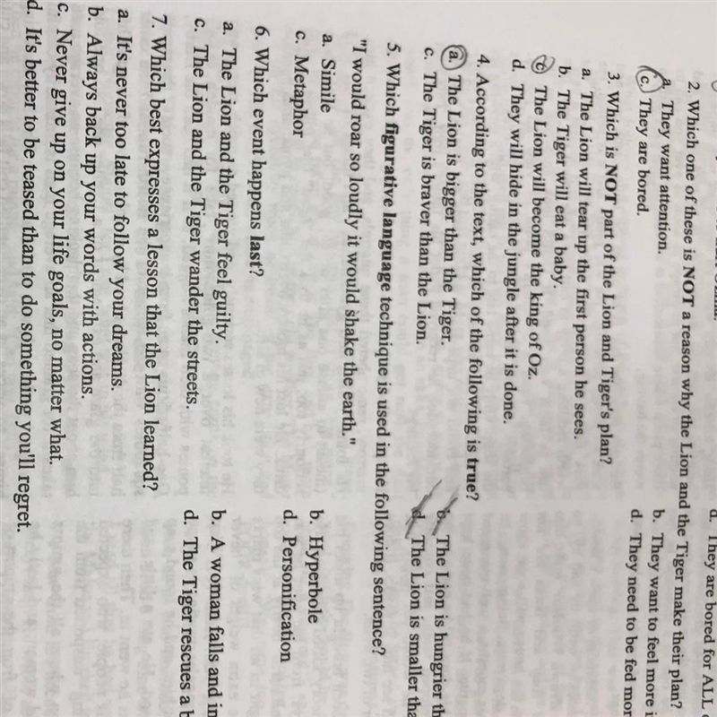 Which figurative language is used in the following sentence “I would roar so loudly-example-1