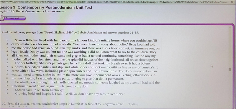 Based on the context of the passage, the narrator might be best described as feeling-example-1