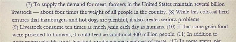 In sentence 8, the word colossal means A. tiny B. huge C. frightening D. aggressive-example-1