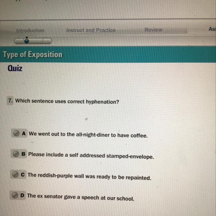 Which sentence uses correct hyphenation?-example-1