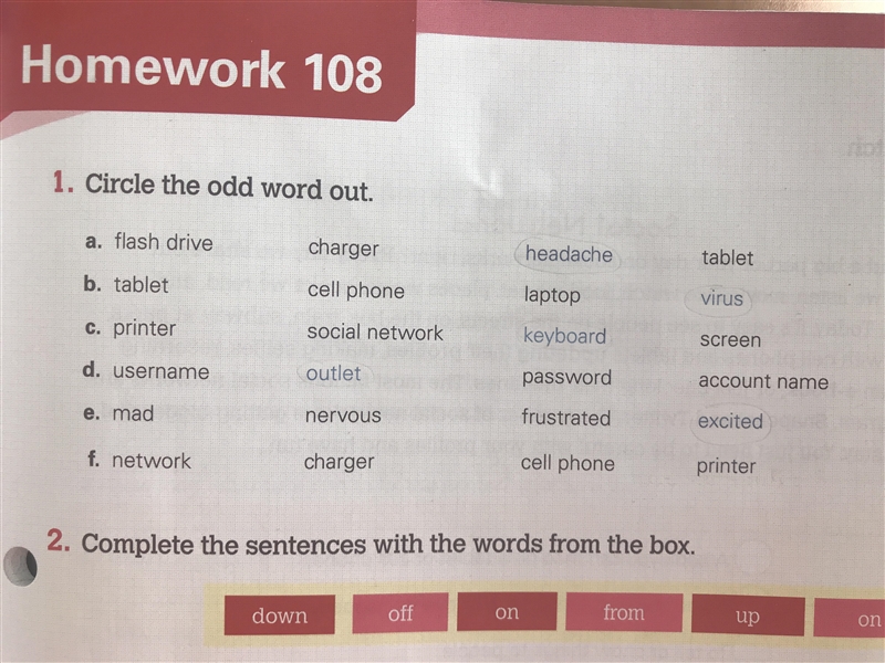 Circle the odd word out! por favor me ajudem-example-1