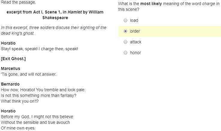 I have a test on Shakespeare but I'm not good at understanding Shakespeare. Can someone-example-2