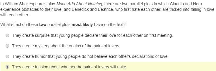 I have a test on Shakespeare but I'm not good at understanding Shakespeare. Can someone-example-3