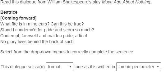 I have a test on Shakespeare but I'm not good at understanding Shakespeare. Can someone-example-4