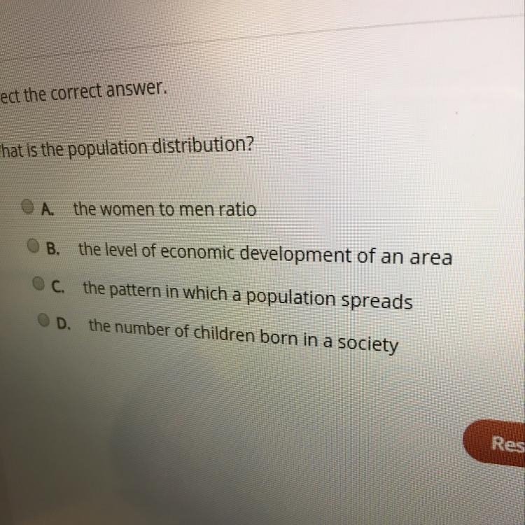 What is the population distribution-example-1