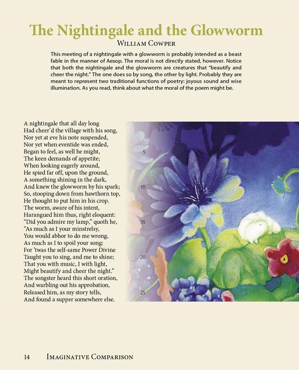 Character sketch of the nightingale and the glow worm in this poem-example-1