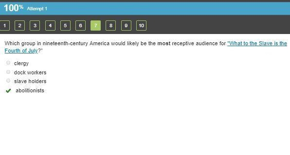 which group of nineteenth century america would likely be the most receptive audience-example-1