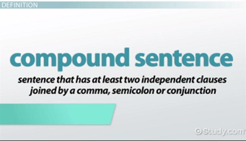 A compound sentence contains-example-1