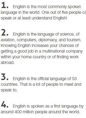 Why is English important to us ?-example-1