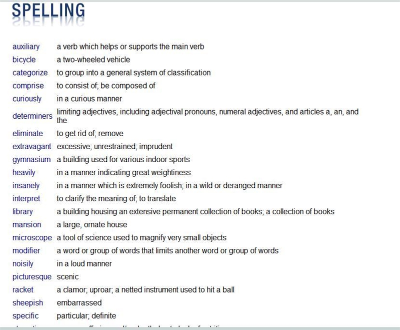 19 POINTS!!!!! Use a spelling word to complete the sentence. Bob is "blank&quot-example-1