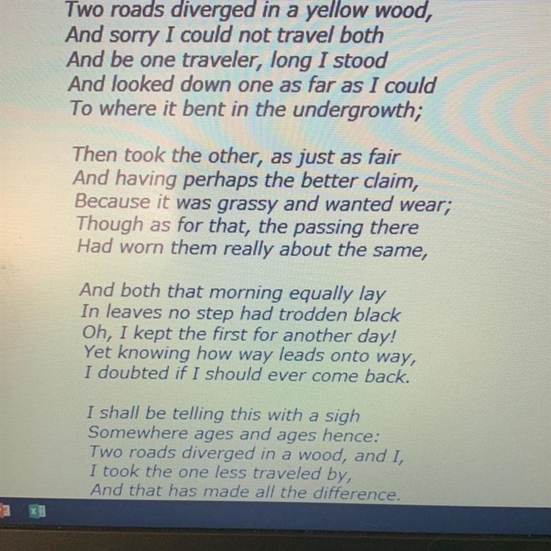 Pls help!! Analyzing poetry provides us with a different way of ______ literature-example-1