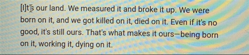 Which literary device does this passage most clearly show?-example-1