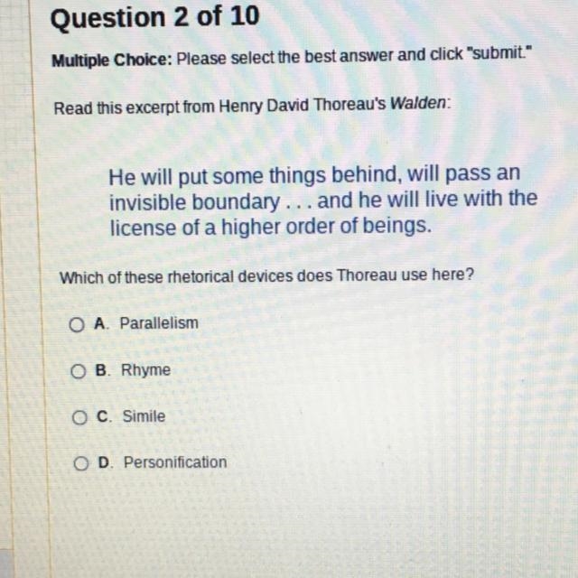 Which of these rhetorical devices does Thoreau use here?-example-1