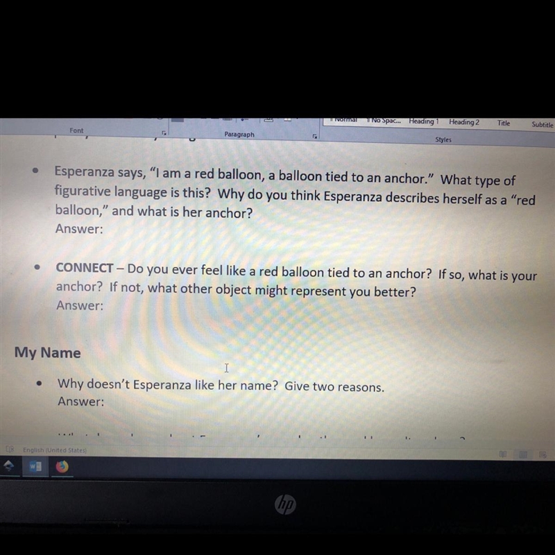 20 POINTS PLEASE HELP the house on mango street-example-1