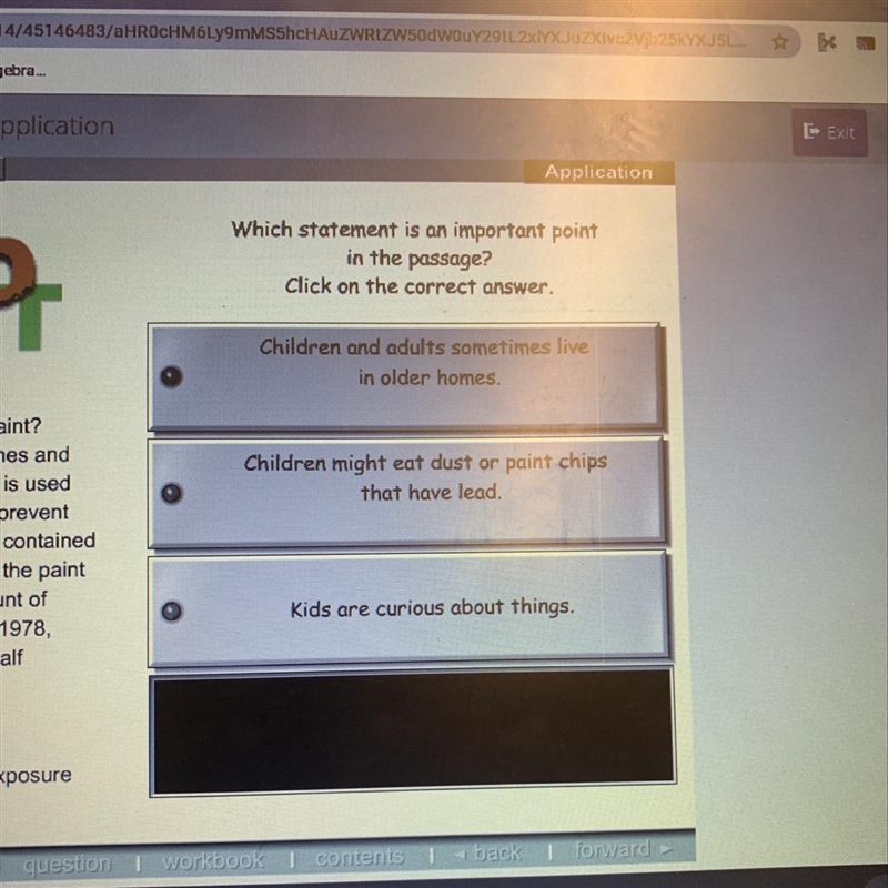 Which statement is an important point in the passage? A.Children and adults sometime-example-1