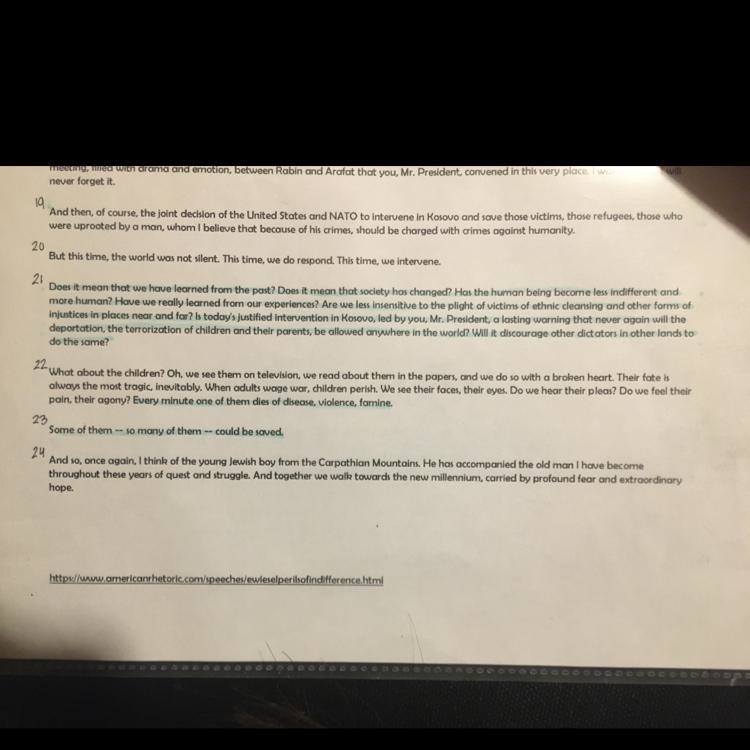 Is there any rhetorical questions on paragraph 21-example-1