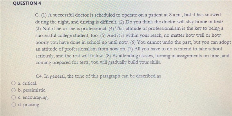 Please help. Read the passage and choose the answer to the question about purpose-example-1