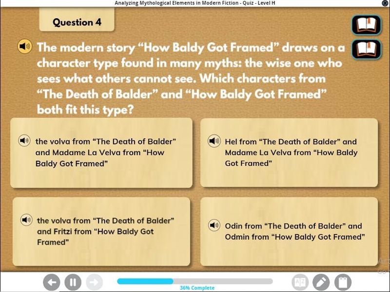 The modern story "How Baldy Got Formed"draws on a character type found in-example-1