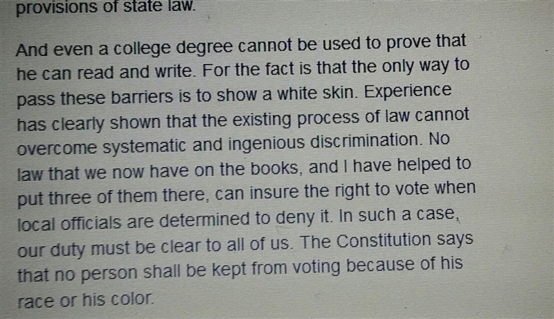 What concept does Johnson develop in Paragraph 12? 1). It is legal to enforce certain-example-1