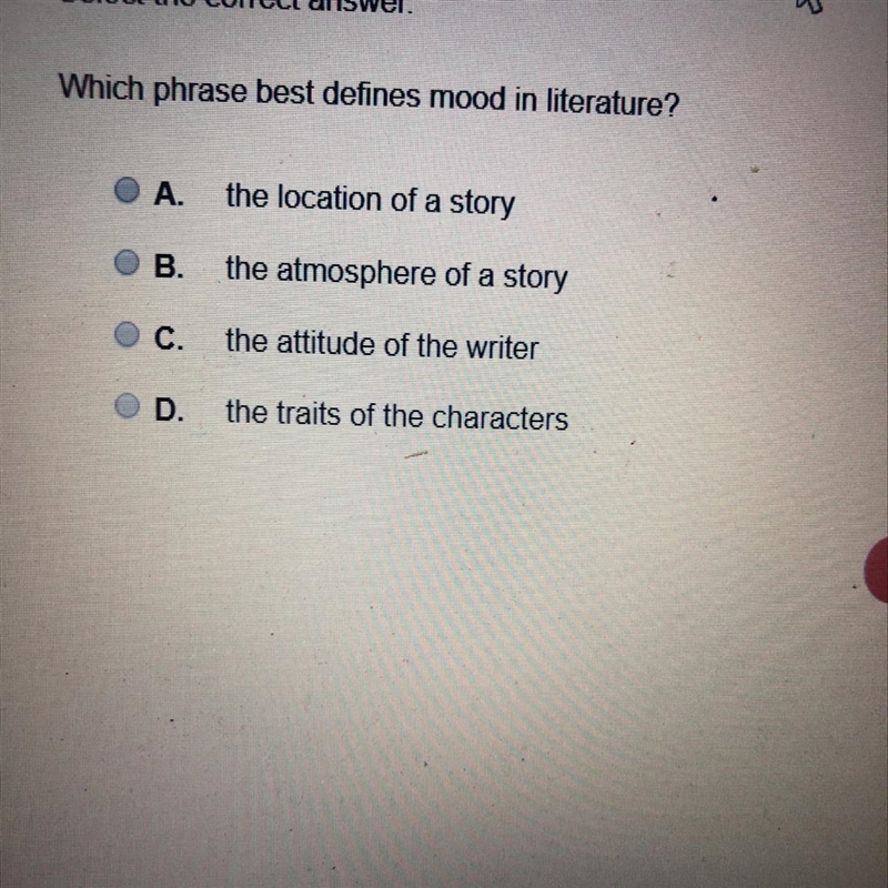 Which phase best defines mood in literature?-example-1