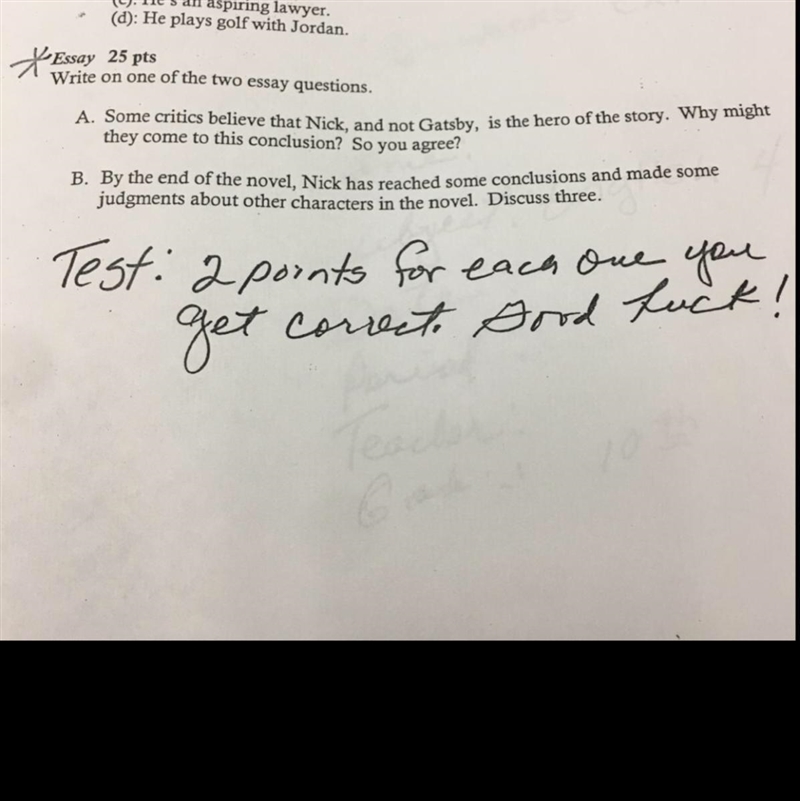 20 points “The Great Gatsby” I need help with this essay question about the great-example-1