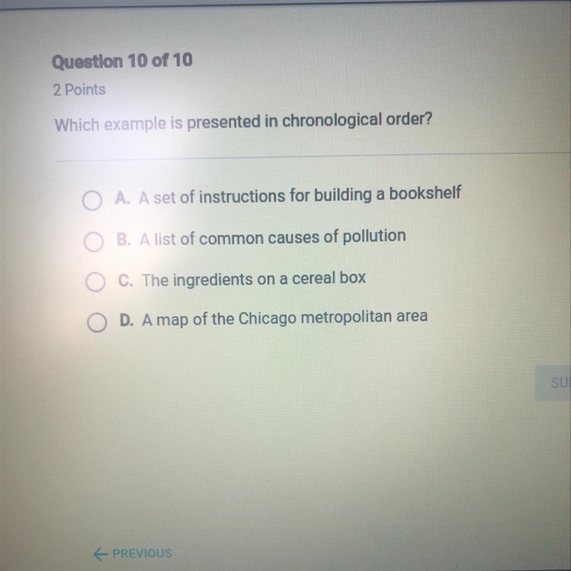 Which example is presented in chronological order?-example-1