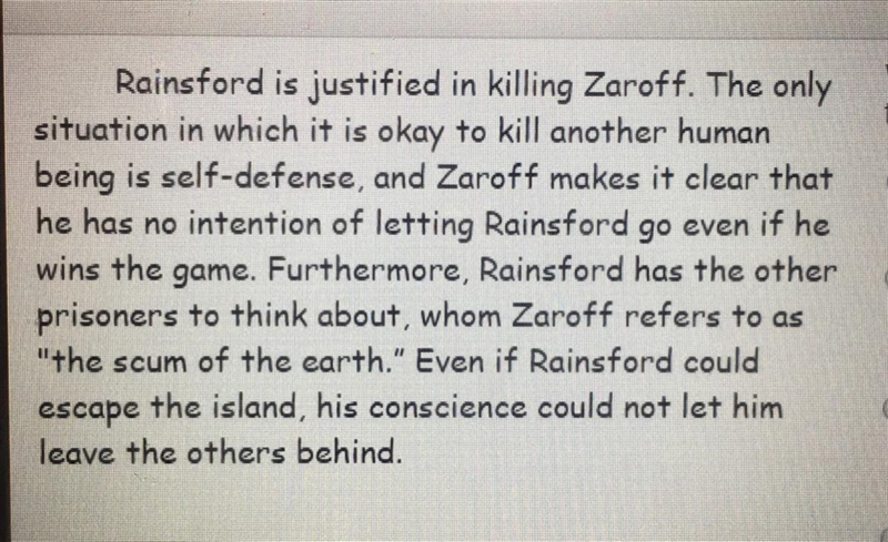 Which sentence provides an effective conclusion for the argumentative paragraph? A-example-1