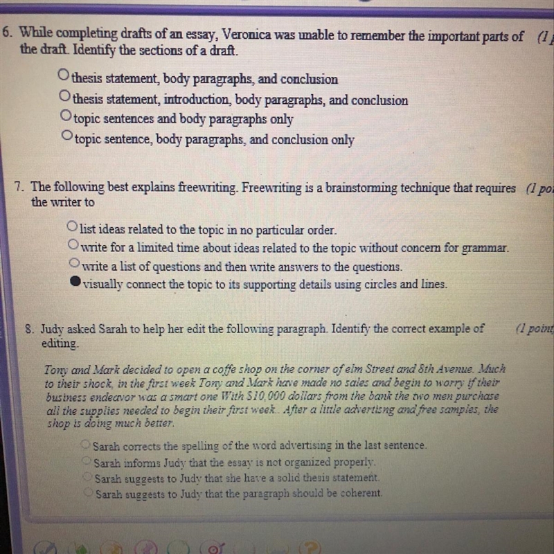 Can somebody help me on these 3 short questions?-example-1