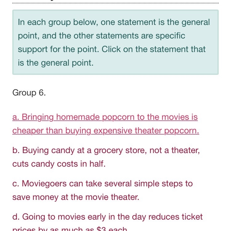 I need help!!!!! Which of these answer are General Point?-example-1