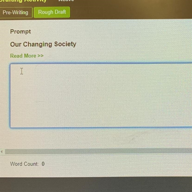 Prompt Rubric Our Changing Society Read More >> What should I write about?-example-1